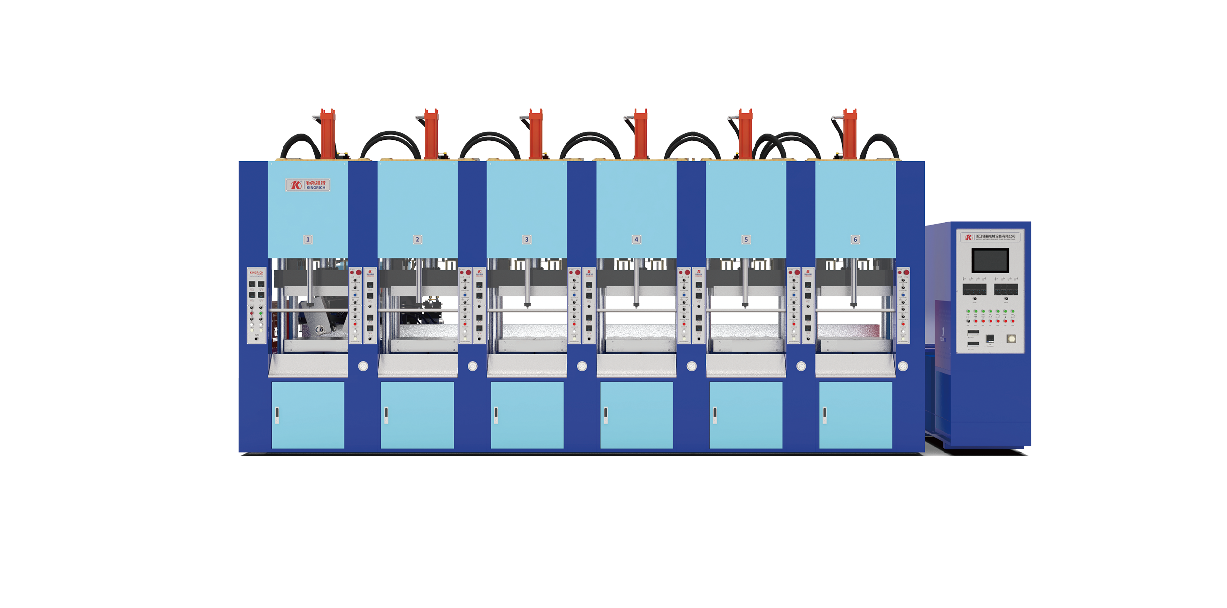 KINGRICH EVA two-color single-template injection molding machine